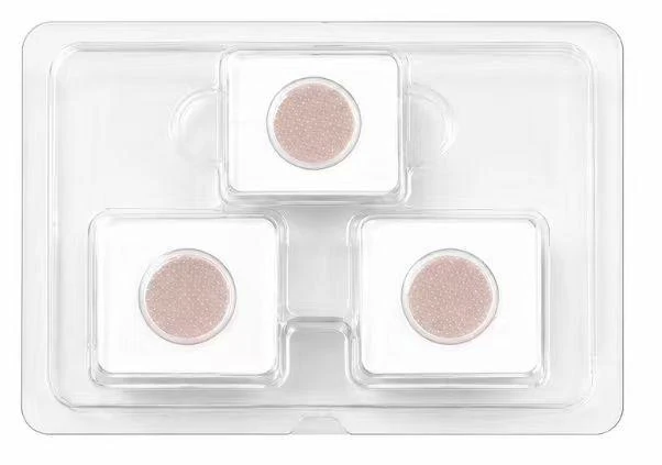 Blemish-patch pack format from supplied portfolio